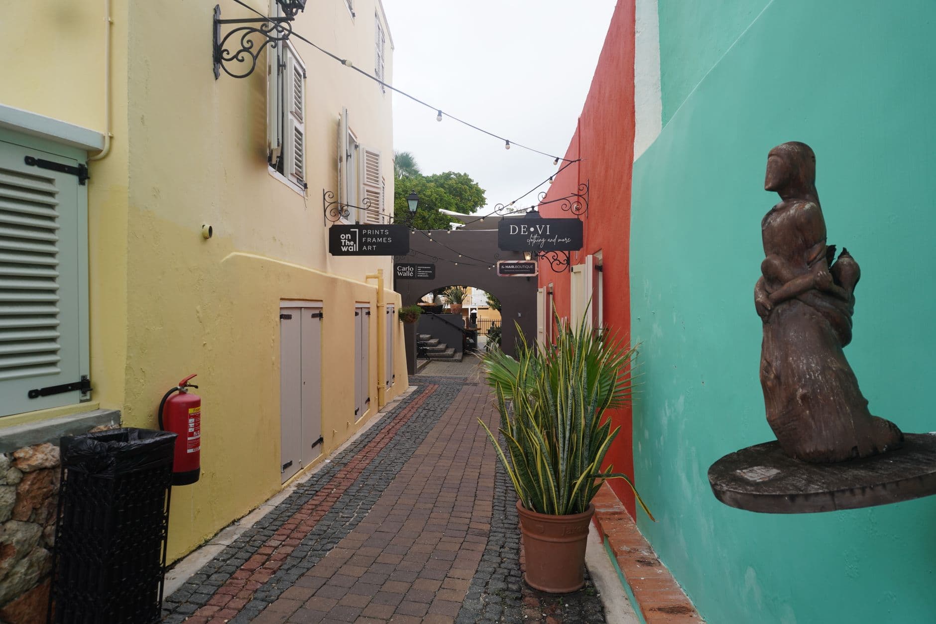 Kustlandschap van Curaçao